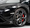 Forza Dry Carbon Front Fenders For Lamborghini Huracan 2014+  Set include: Front Fenders Material: Dry Carbon  NOTE: Professional installation is required during installation