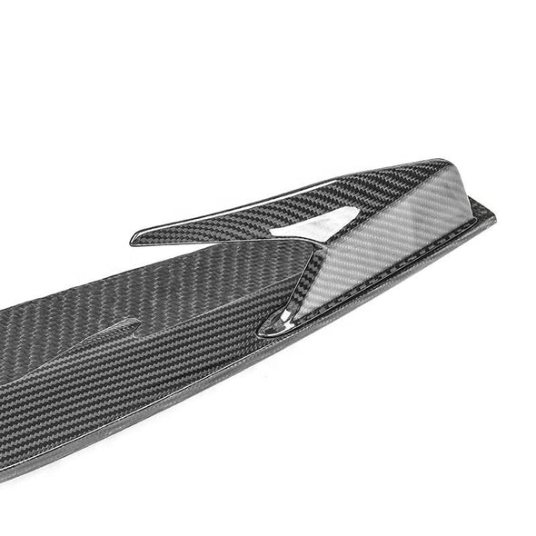 Forza Design Dry Carbon Front Bumper For Lamborghini Huracan EVO RWD 2020+  Set include: Front Bumper Material: Dry Carbon  NOTE: Professional installation is required during installation