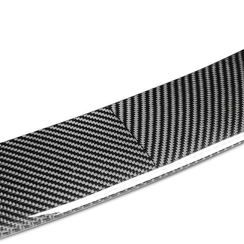 Forza Dry Carbon Front Lip For Tesla Model 3 2016+  Set Incude:  Front Lip Material: Dry Carbon  NOTE: Professional installation is required.