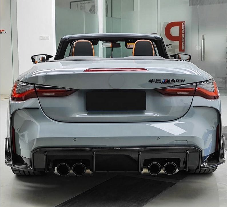 Forza Dry Carbon Rear Diffuser for BMW G80 M3 G82 M4 2020+  Set Include:  Rear Diffuser ﻿Material: Dry Carbon Fiber
