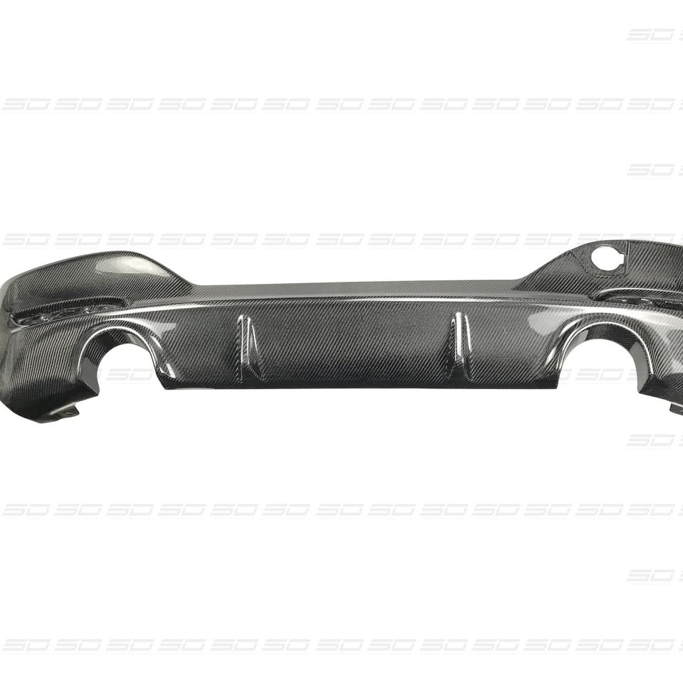 3D Style Dry Carbon Rear Diffuser For BMW 1 Series F20  Set include:    Rear Diffuser Material: Dry Carbon NOTE: Professional installation is required