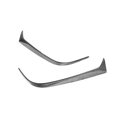 Forza Dry Carbon Rear Bumper Canards For BMW M4 G82/G83 2020+  Set include:  Canards Material: Dry Canards  Note: Professional installation and electrician are required