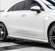 Forza Dry Carbon Side Skirts For Mercedes Benz CLA Class CLA 35 AMG  Set include:    Side Skirts Material: Dry Carbon  * Each part can send separately. If you need, please contact us.