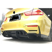 PSM Style Dry Carbon Rear Diffuser For M3 F80 M4 F82 F83  Set include:    Rear DiffuserMaterial: Dry Carbon NOTE: Professional installation is required