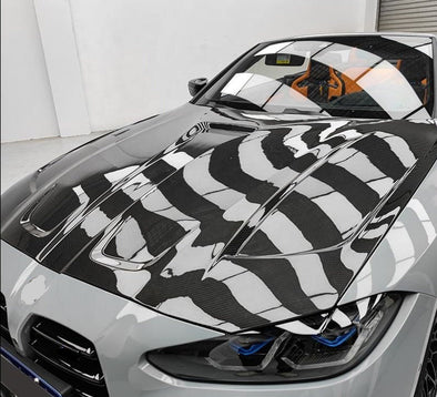 Forza Dry Carbon Hood / Bonnet for BMW G80 M3 G82 M4 2020+  Set Include:  Hood / Bonnet ﻿Material: Dry Carbon Fiber