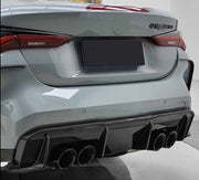 Forza Dry Carbon Rear Diffuser for BMW G80 M3 G82 M4 2020+  Set Include:  Rear Diffuser ﻿Material: Dry Carbon Fiber
