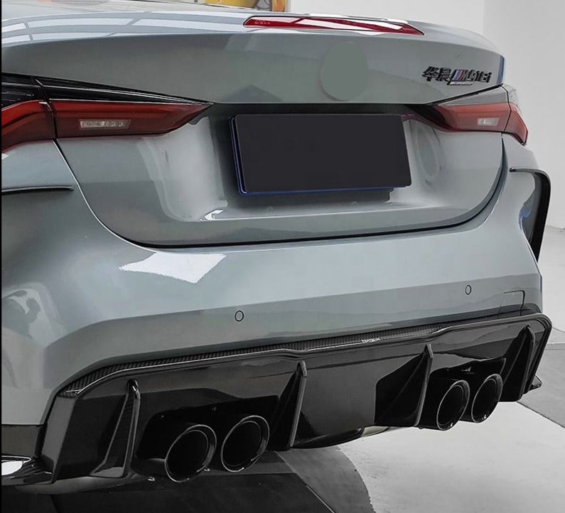 Forza Dry Carbon Rear Diffuser for BMW G80 M3 G82 M4 2020+  Set Include:  Rear Diffuser ﻿Material: Dry Carbon Fiber