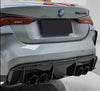 Forza Dry Carbon Rear Diffuser for BMW G80 M3 G82 M4 2020+  Set Include:  Rear Diffuser ﻿Material: Dry Carbon Fiber