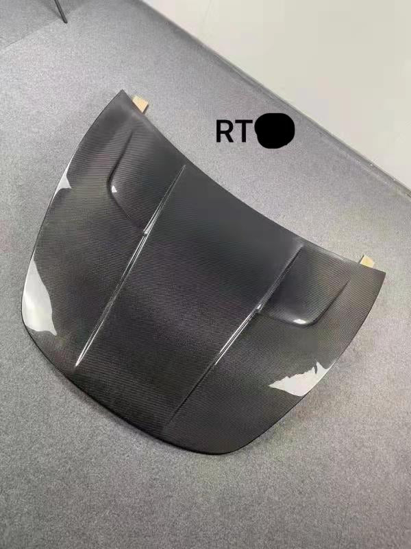 2021 Model 3 R Style Carbon Fiber Engine Hood Bonnet For Tesla Model3