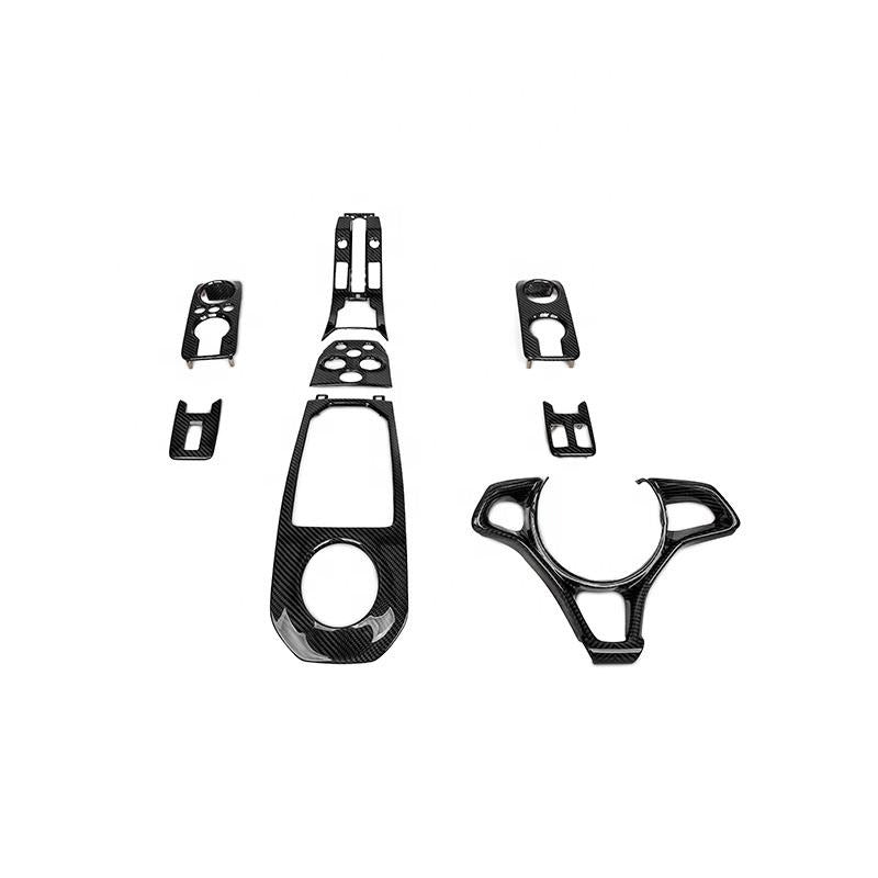 DRY CARBON INTERIOR TRIM KIT for MCLAREN MP4-12C 625C 650S 675LT

Set includes:

Steering Wheel Trim
Window Lift Panel Trim
Central Console Trim
AC Control Trim
Screen Surround Trim

Material: Carbon Fiber

Note: Professional installation is required

CONTACT US FOR PRICING