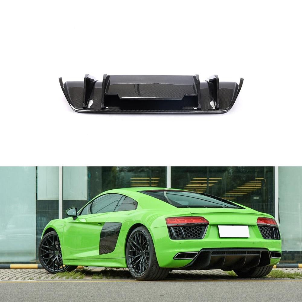 CARBON FIBER REAR DIFFUSER for AUDI R8 4S 2015-2018

Set includes:

Rear Diffuser

Material: Dry carbon fiber

NOTE: Professional installation is required

Contact us for pricing