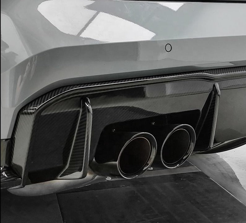 Forza Dry Carbon Rear Diffuser for BMW G80 M3 G82 M4 2020+  Set Include:  Rear Diffuser ﻿Material: Dry Carbon Fiber