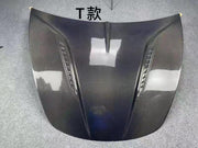 2021 Model 3 R Style Carbon Fiber Engine Hood Bonnet For Tesla Model3