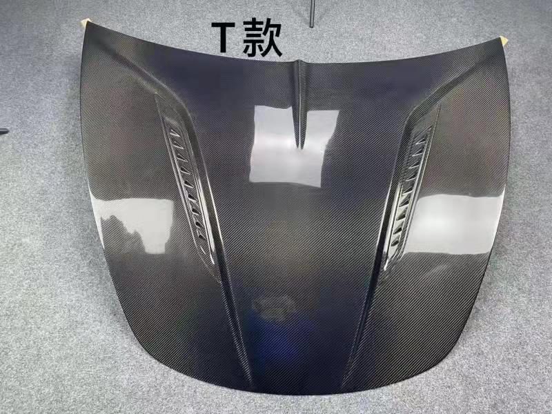 2021 Model 3 R Style Carbon Fiber Engine Hood Bonnet For Tesla Model3