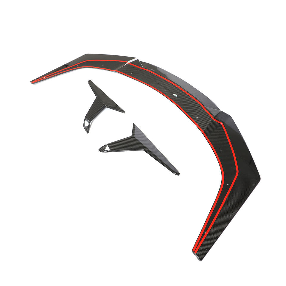 Dry Carbon Front Lip For Lamborghini Huracan LP610-4 Coupe 2 Door 2014-2016  Set include: Front Lip Material: Dry Carbon  NOTE: Professional installation is required during installation.