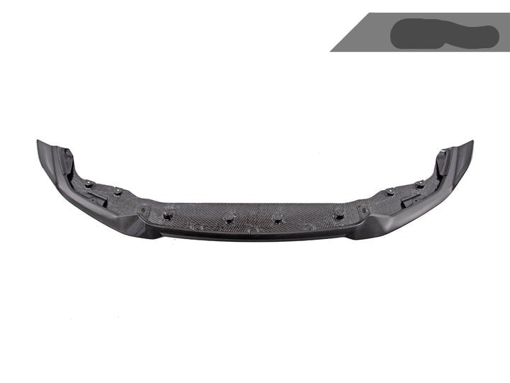 CS Style Dry Carbon Front Lip For BMW M2 F87  Set Include:  Front Lip Material: Dry Carbon  NOTE: Professional installation is required.