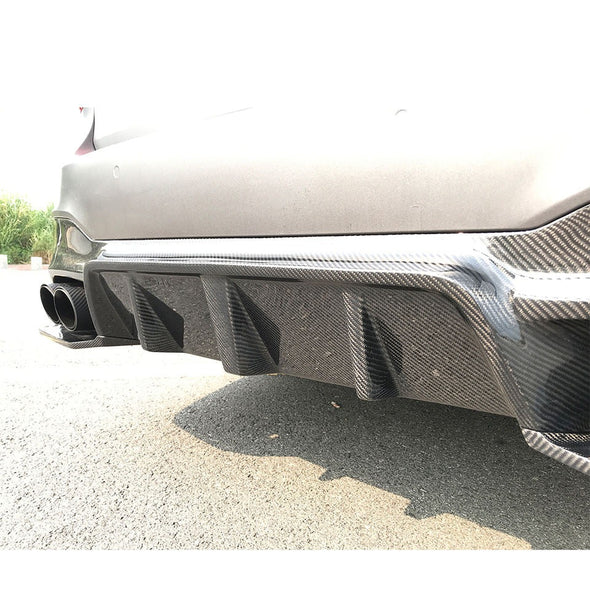 3D STYLE DRY CARBON REAR DIFFUSER FOR BMW M5 F90 5 SERIES G30 G38 2017-2020