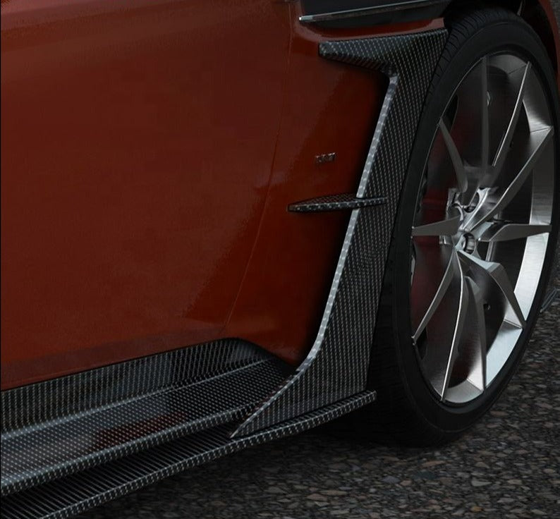 Forza Dry Carbon Fender Trims For Aston Martin DB 11  Set include:  Fender Trims Material: Dry Carbon  Note: Professional installation is required