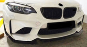 CS Style Dry Carbon Front Lip For BMW M2 F87  Set Include:  Front Lip Material: Dry Carbon  NOTE: Professional installation is required.