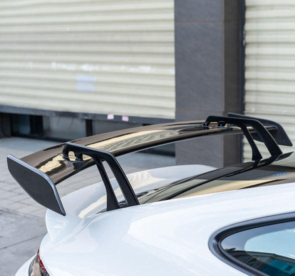 Dry Carbon Rear Spoiler GT3 Desing For Porsche 911 (992)  Set include:  Rear Spoiler Material: DRY Carbon