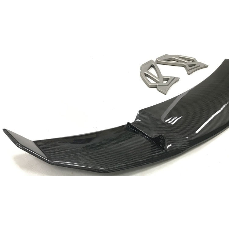 Dry Carbon Rear Spoiler For M3 F80 M4 F82 F83  Set include:    Rear SpoilerMaterial: Dry Carbon NOTE: Professional installation is required