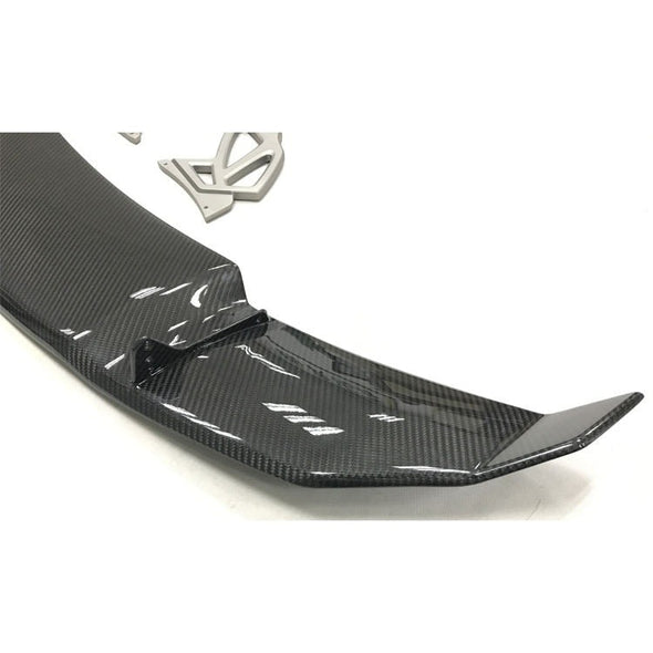 Dry Carbon Rear Spoiler For M3 F80 M4 F82 F83  Set include:    Rear SpoilerMaterial: Dry Carbon NOTE: Professional installation is required
