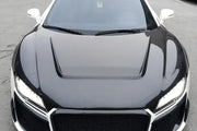 2006-2015 Audi R8 Coupe/Spyder P Style Carbon Fiber Hood