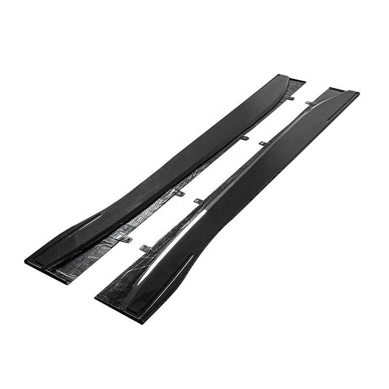 Forza Dry Carbon Side Skirts For Aston Martin DB 11  Set include:  Side Skirts Material: Dry Carbon  Note: Professional installation is required