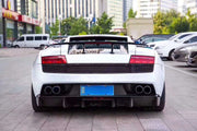 DMC Style Front Bumper Carbon Fiber Side Skirts Rear Diffuser Spoiler Wing Body kits For Lamborghini Gallardo LP550 LP560 LP570