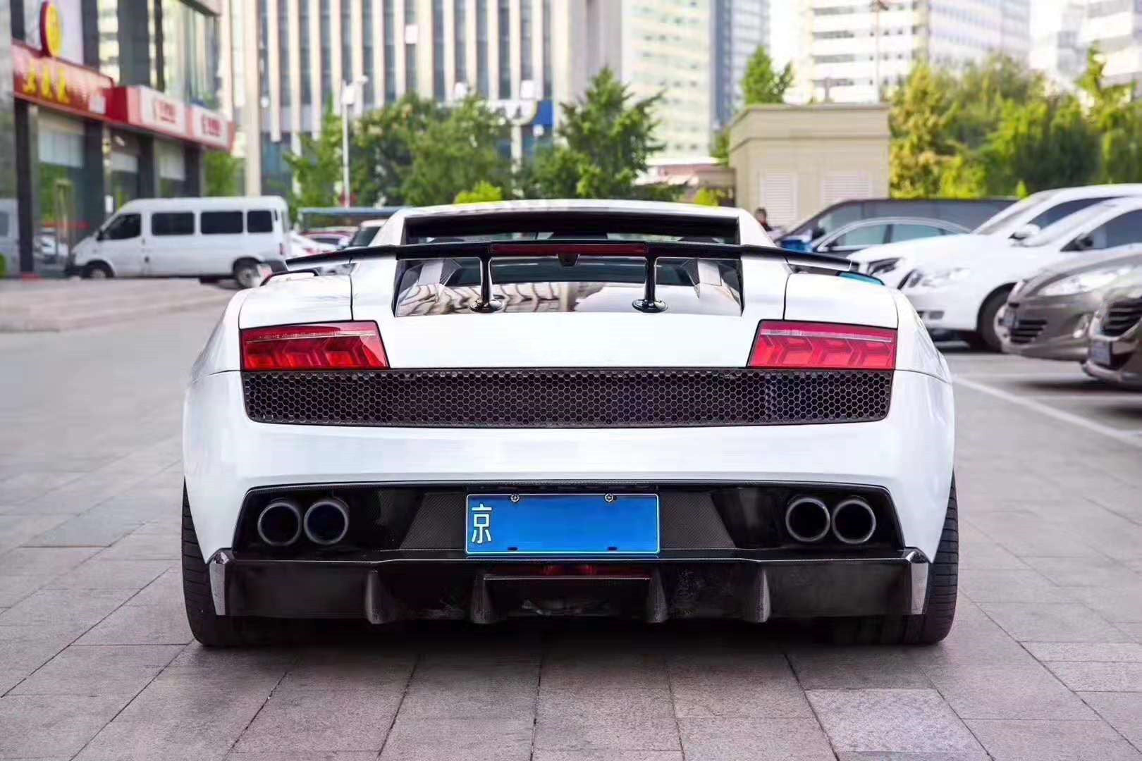 DMC Style Front Bumper Carbon Fiber Side Skirts Rear Diffuser Spoiler Wing Body kits For Lamborghini Gallardo LP550 LP560 LP570