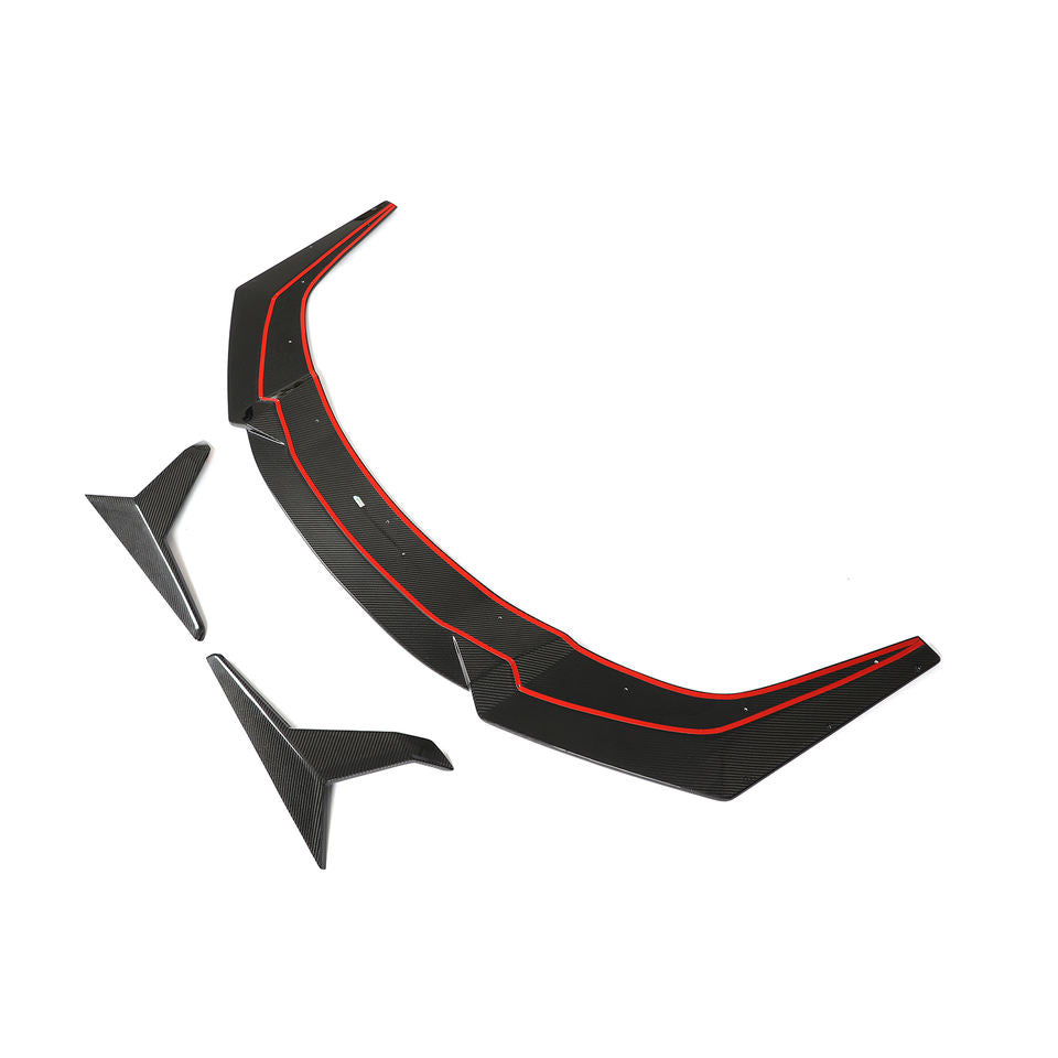 Dry Carbon Front Lip For Lamborghini Huracan LP610-4 Coupe 2 Door 2014-2016  Set include: Front Lip Material: Dry Carbon  NOTE: Professional installation is required during installation.