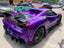 488GTB FRP+CF Material Mansory Style Front Rear Bumper Spoiler Side Skirts Engine Hood Bonnet Wide Body Kit For Ferrari 488 GTB