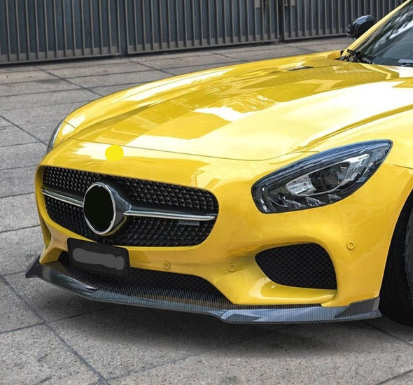 Forza Dry Carbon Front Lip For Mercedes Benz GT GTS  Set include:  Front Lip Material: Dry Carbon Note: Professional installation is required