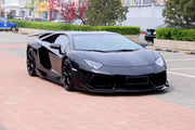 Revozport Style Carbon Fiber Side Skirts Wing Spoiler Rear Diffuser Front Lip For Lambo Aventador LP700 Body Kits