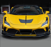 Forza Dry Carbon Front Lip For Ferrari F8  Set include:   Front Lip Material: Dry Carbon