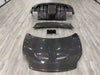 458 Vorsteiner Style Half Carbon Fiber Body Kit Front Rear Bumper Engine Hood Rear Spoiler Wing For Ferrari 458 Italia And Spider Spyder