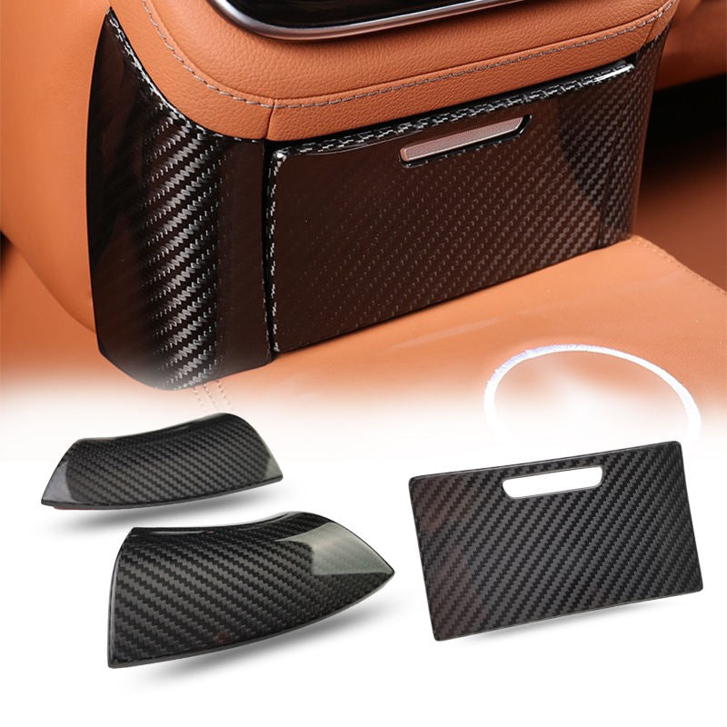 Carbon Interior Parts For Mercedes Benz S Class W223  Set incude:  Dashboard Panel Trim Gear Shift Panel Trim Rear Air Outlet Panel Back Air Vent Seat Display Trim Door Hundle Button Panel Car Door Window Lift Armrest Panel Window Lift Door Button Panel Trim * FOR LEFT DRIVING SIDE, AND STICK ON DIRECTLY*  CONTACT US FOR PRICING  * When purchase please tell us which one you want