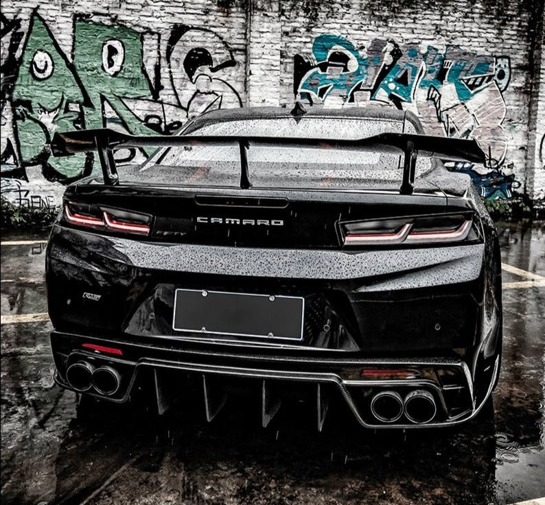 Forza Dry Carbon Rear Diffuser For Chevrolet Camaro 2016-2018  Set include:   Rear Diffuser Material: Dry Carbon