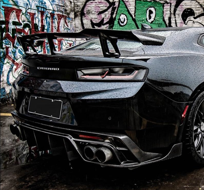 Forza Dry Carbon Rear Diffuser For Chevrolet Camaro 2016-2018  Set include:   Rear Diffuser Material: Dry Carbon