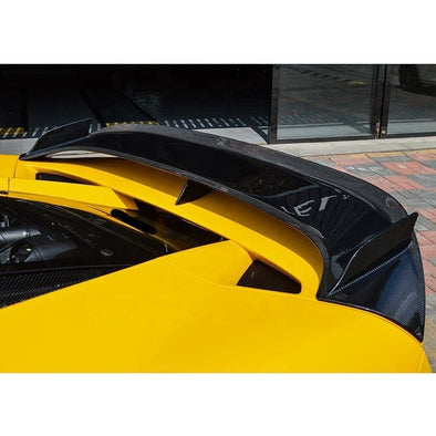 Forza Dry Carbon Rear Spoiler For Ferrari F8  Set include:   Rear Spoiler Material: Dry Carbon