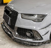 Dry Carbon Fiber body kit Air Inlet Trims For Audi RS7 4G  Set include:  Air Inlet Trims Material: Carbon Fiber  Note: Professional installation is required