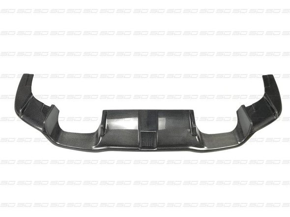 K Style Dry Carbon Rear Diffuser With LED Light For BMW M2 F87  Set Include:  Rear Diffuser With LED Light Material: Dry Carbon  NOTE: Professional installation is required.
