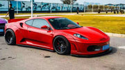 F430 car accessories FRP or carbon fiber front wheel archers rear wheel Eyebrow body kit For Ferrari F430 modificaion libertywalk LB style