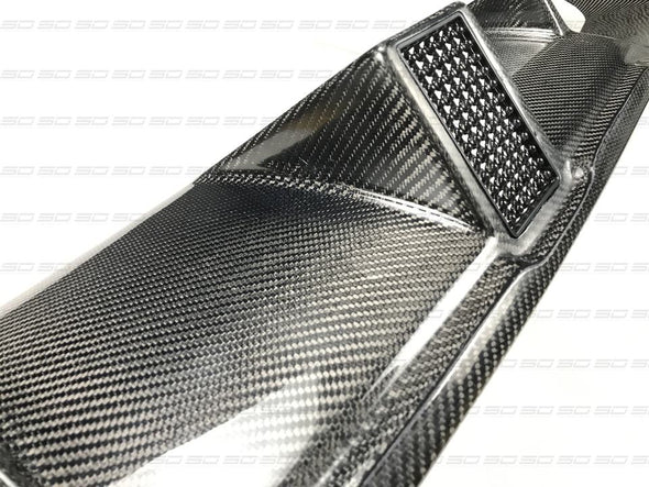 K Style Dry Carbon Rear Diffuser With LED Light For BMW M2 F87  Set Include:  Rear Diffuser With LED Light Material: Dry Carbon  NOTE: Professional installation is required.