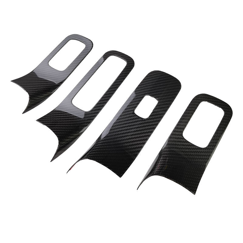 Carbon Interior Parts For Mercedes Benz S Class W223  Set incude:  Dashboard Panel Trim Gear Shift Panel Trim Rear Air Outlet Panel Back Air Vent Seat Display Trim Door Hundle Button Panel Car Door Window Lift Armrest Panel Window Lift Door Button Panel Trim * FOR LEFT DRIVING SIDE, AND STICK ON DIRECTLY*  CONTACT US FOR PRICING  * When purchase please tell us which one you want