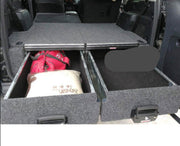 Slide Kitchen Drawer Systems For Land Cruiser Prado 150 LC 150 by Forza Performance  Simplify the storage and organization of equipment and valuables. These lockable drawers with integrated deck and faceplates were designed specifically for the Toyota Land Cruiser Prado 150. Hide the contents from prying eyes, while creating a more convenient and easily accessible storage space in your car. Designed solidly for tough for both on and off-road travel.
