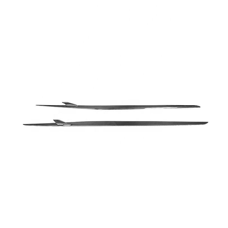 Forza Dry Carbon Side Skirts For Ferrari F8  Set include:   Side Skirts Material: Dry Carbon