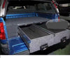 Slide Kitchen Drawer Systems For Toyota Tundra by Forza Performance  Simplify the storage and organization of equipment and valuables. These lockable drawers with integrated deck and faceplates were designed specifically for the Toyota Tundra. Hide the contents from prying eyes, while creating a more convenient and easily accessible storage space in your car. Designed solidly for tough for both on and off-road travel.