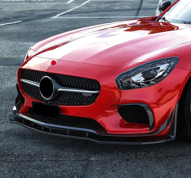 Dry Carbon Fiber Front Lip For AMG GT | GTS 2014 - 2017