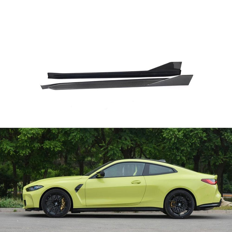 CARBON FIBER SIDE SKIRTS FOR BMW M4 G82 2021+ | MP STYLE